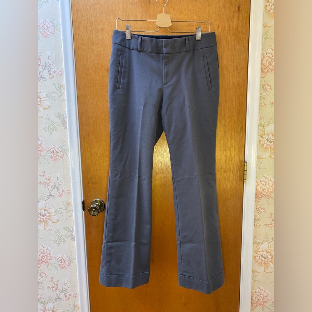 Banana Republic EUC Pants Martin Fit Stretch Size 10 Gray Dress Pants